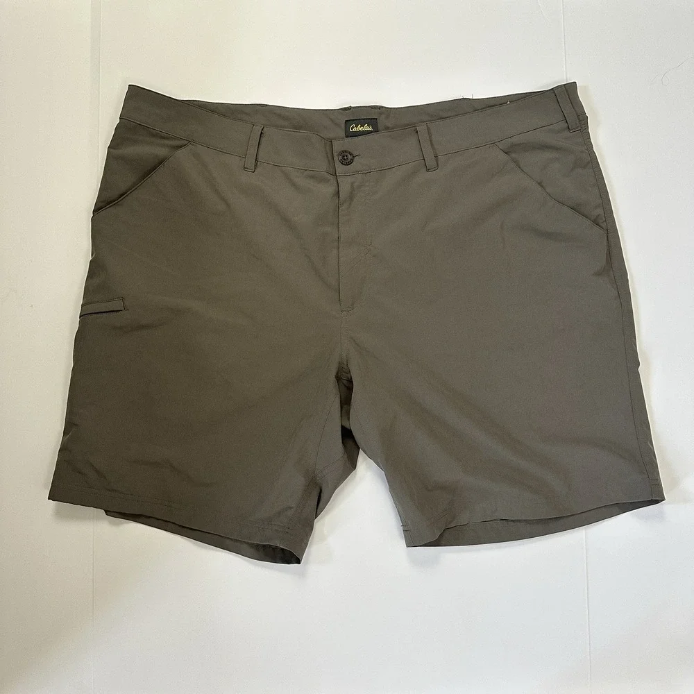 Mens Cabela's Shirts Size‎ 46 Khaki Chino Golf Shirts Hicking Fishing Outdoor
